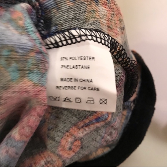 Creation Tunic Sweater Dress Floral Embroidered Long Sleeve Knit Stretch XXL - Picture 12 of 12